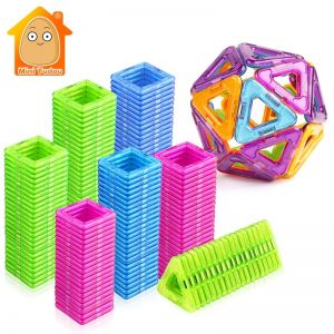מתנות לחג צעצועים גאד'טים ומתנות כלליות 52-106PCS Mini Magnetic Blocks Educational Construction Set Models & Building Toy ABS Magnet Designer Kids Gift