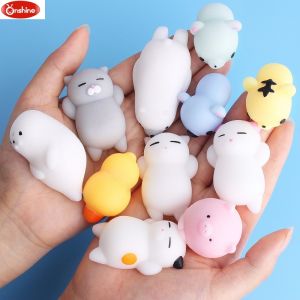 מתנות לחג צעצועים גאד'טים ומתנות כלליות Squishy Animal Toy Squeeze Mochi Rising Antistress Abreact Ball Soft Sticky Cute Funny Gift