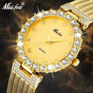 מתנות לחג תכשיטים Women Watches Luxury Brand Watch Bracelet Waterproof Dropshipping 2019 Diamond Ladies Wrist Watches For Women Quartz Clock Hours
