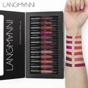 2019 New brand 12pcs/lot lip kit matte Lipstick Waterproof Nutritious Velvet lip stick Red Tint Nude batom makeup set