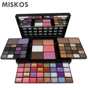 מתנות לחג בישום איפור וטיפוח MISKOS Makeup Set 74 Color Makeup Kits For Women Combination Kit Eyeshadow Lipstick Glitter Maquiagem Profissional Completa