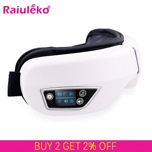 Electric Vibration Bluetooth Eye Massager Eye Care Device Wrinkle Fatigue Relieve Vibration Massage Hot Compress Therapy Glasses