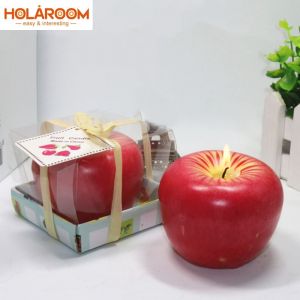 קישוטים ותאורה לכריסמס / ראש השנה נר בצורת תפוח