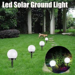 מתנות לחג מתנות לחג - קישוטים ותאורה 2/4/6Pcs LED Solar Power Ground Lights Floor Decking Patio Garden Lawn Path Lamp